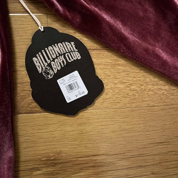 Billionaire Boys Club Satin Velvet Track Velour Jacket (BB Flight Jacket) - Picture 2 of 7